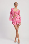 RUFFLE MINI SKIRT