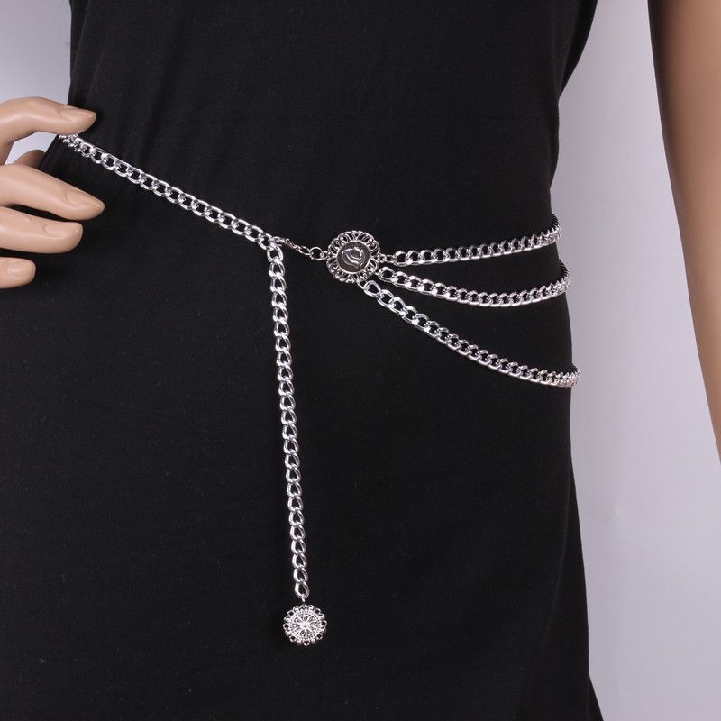 Layered Coin Belly Chain Bikini Belt Chain Gold Coin Tassels Waist Body Jewelry